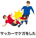 �T�b�J�[�ŃP�K������