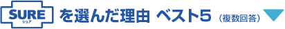 SURE��I�񂾗��R�x�X�g5�i�����񓚁j