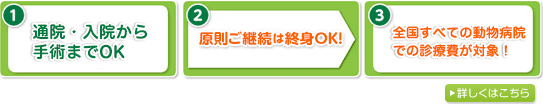 1. �����ł��ʉ@�E���@OK�I��1��������̎x�����x�z������܂��B�@2. ���p���͏I�gOK�I�����p���́A���������p���ƂȂ�܂��B�@3.�u�ǂ��Ԃ��ہv�Ή��a�@�Ȃ�ی����̐������J���^���I�b�ڂ����͂�����