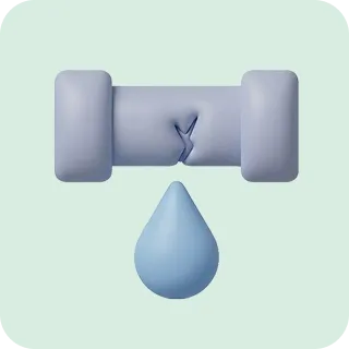 ���ꂽ�z�ǂ��琅���R��Ă���C���X�g