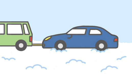 スタックしてしまった時の対処法 雪道の運転マニュアル 自動車保険はソニー損保