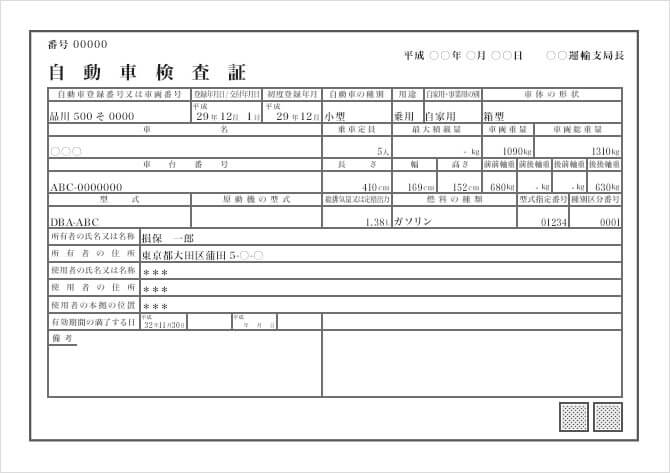 車検証について 自動車保険はソニー損保