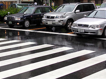 横断歩道や停止線などのペイント部分